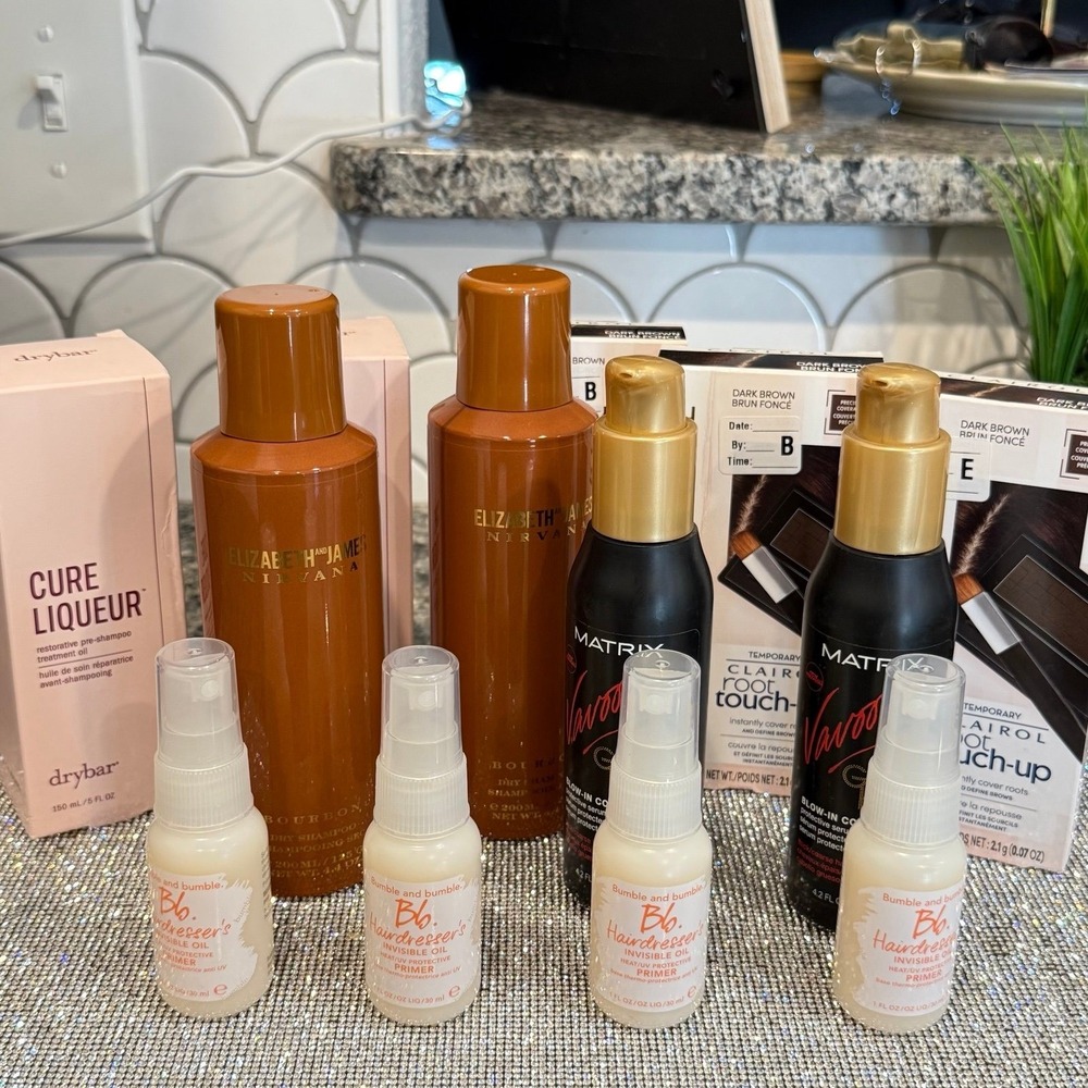 13 Piece Hair Care Lot Drybar Matrix Bumble‎ and Bumble Bb Elizabeth and James